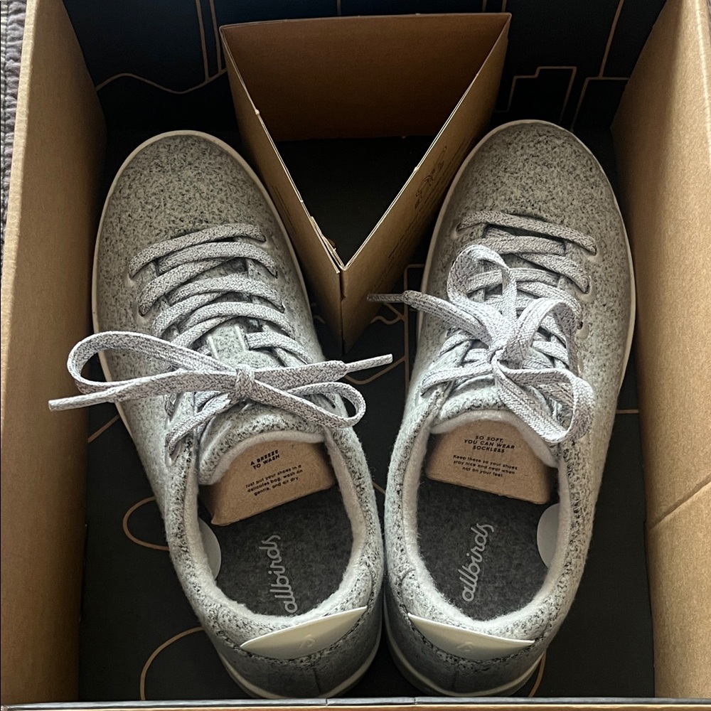 Allbirds Light Gray Wool Runners